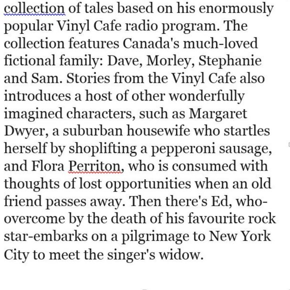 ☄️2/$15☄️ Stories from the vinyl café - Picture 2 of 6